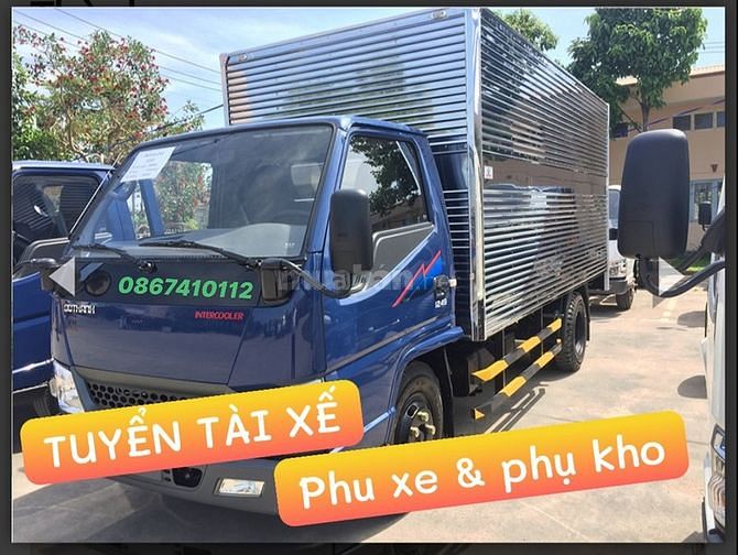 Phụ kho xếp hàng - phụ lơ xe giao hàng - tài xế tải nhẹ 1 Phu kho xep hang phu lo xe giao hang