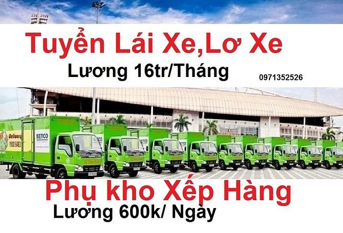 Tuyển lái xe phụ xe và phụ kho / làm việc tại khu vực Bình Định 1 Tuyen lai xe phu xe va phu kho lam