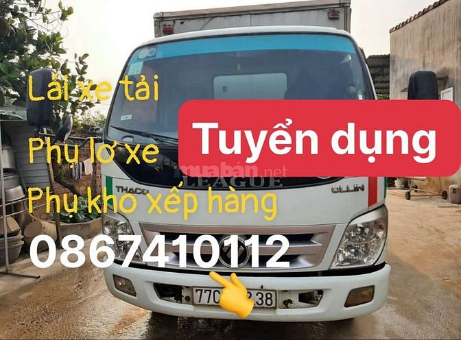 Tuyển nhân viên tại Bình Định { lái xe tải nhỏ và phụ xe, phụ kho} 1 Tuyen nhan vien tai Binh Dinh lai xe tai nho